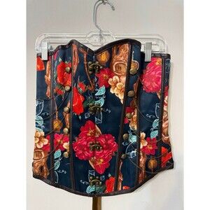CORSET BUSTIER sexy gothic steampunk xl nwot